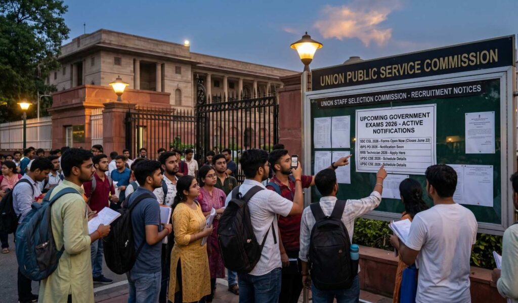 Government Exams 2026: Upcoming Notification & Form Dates