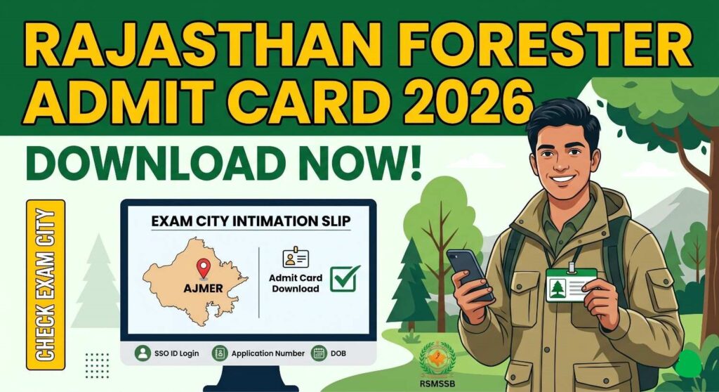 Rajasthan Forester Admit Card 2026: Download Link Out Now!